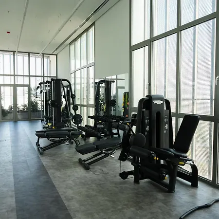 Apartment Wealthystays 2br Flat, Gym, 11th Floor, Center